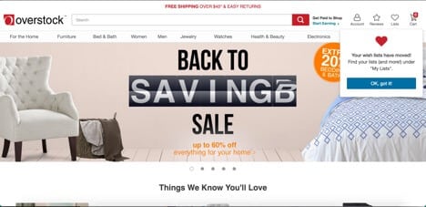 Sites like Overstock