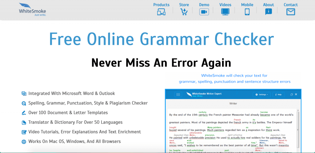 free similar software or online version of grammarly