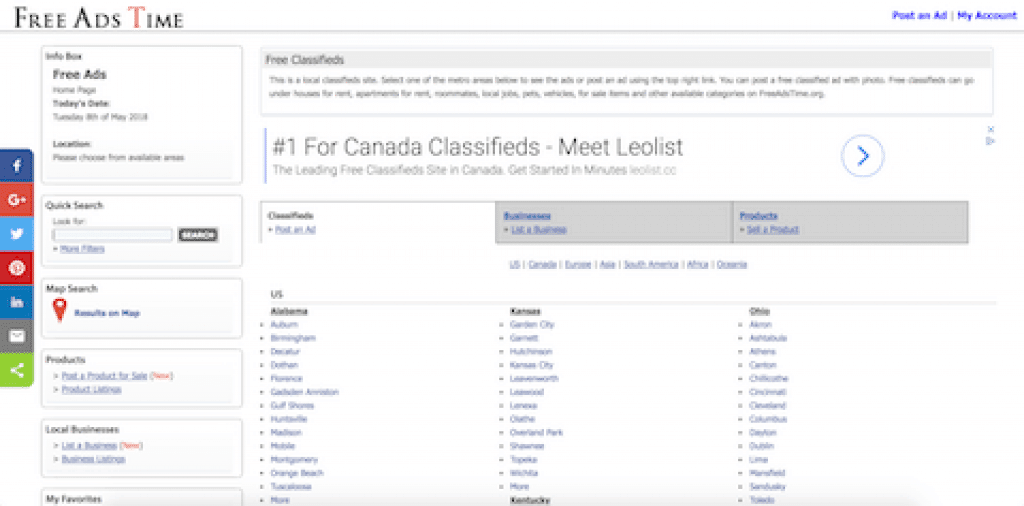 Free Advertising Sites Like Craigslist | Freesiteslike.com
