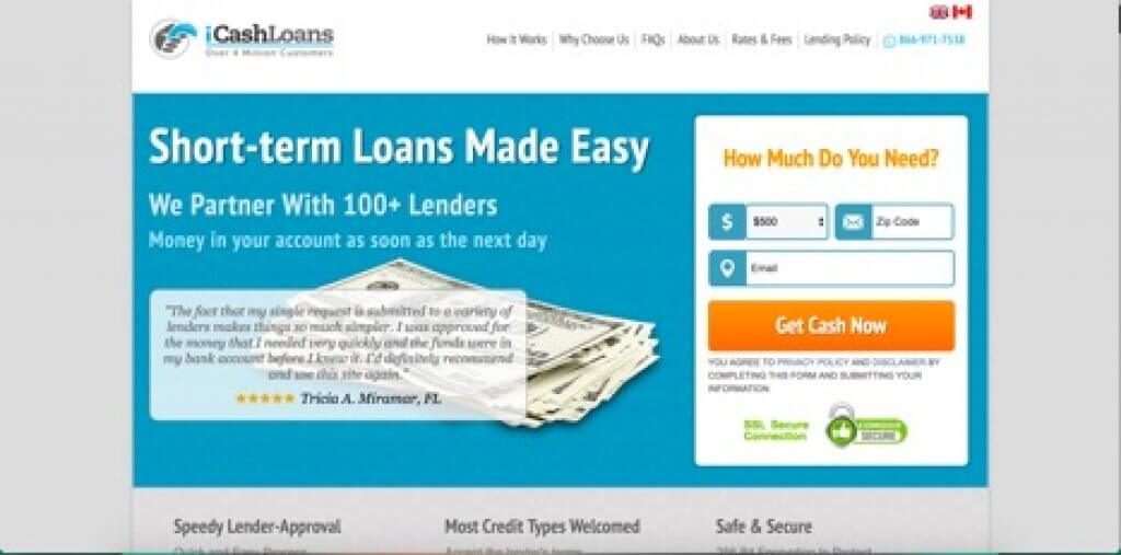 icash loan application
