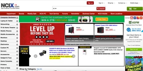 sites like ncix