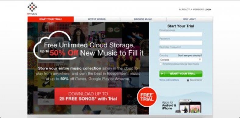 music sharing sites like limewire