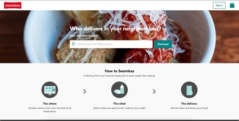 difference between seamless and grubhub