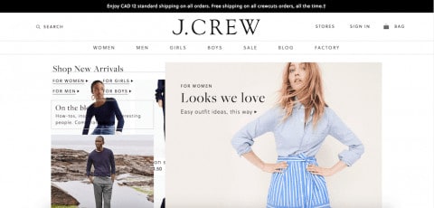 J Crew 