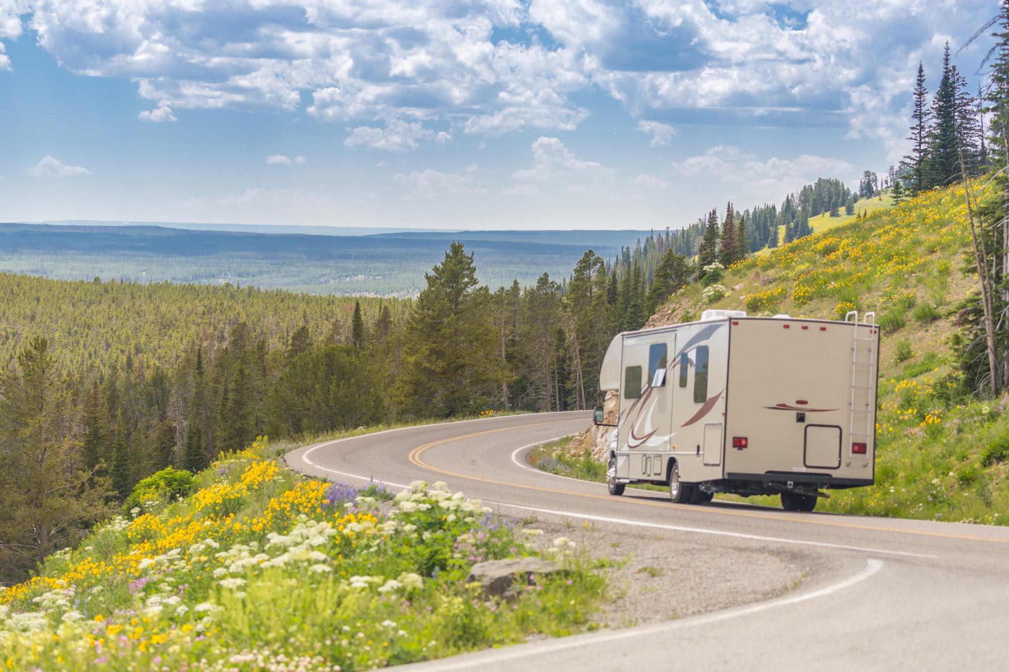 road trip in rv usa